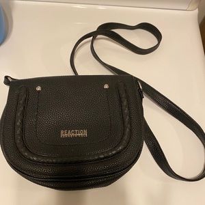 Kenneth Cole Reaction black leather purse